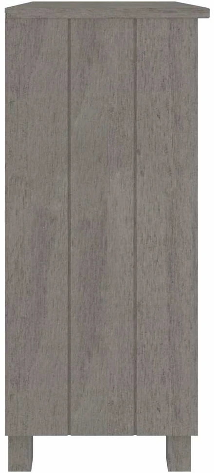 Šoninė spintelė HAMAR, šviesiai pilka, 85x35x80cm, pušis