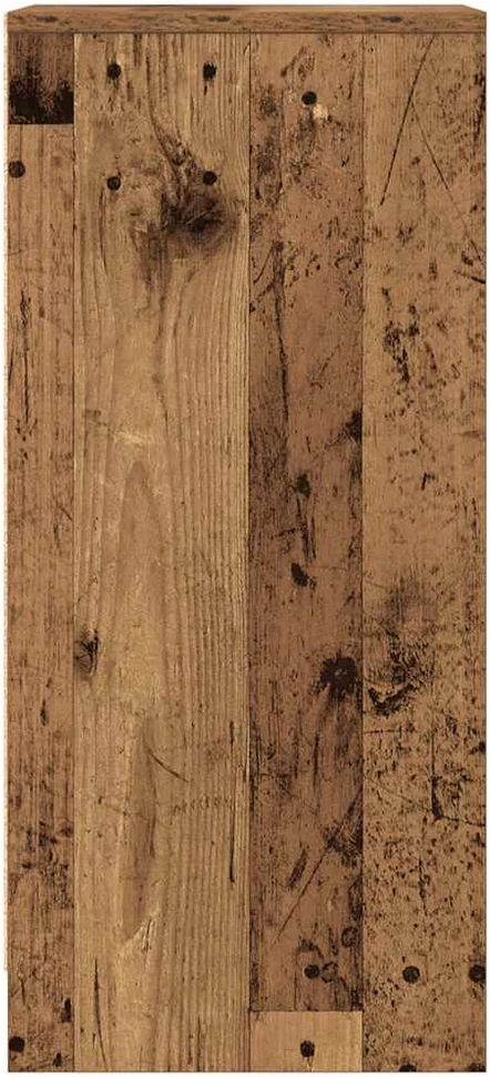 Šoninė spintelė, juodos spalvos, 29,5x34x76cm, apdirbta mediena