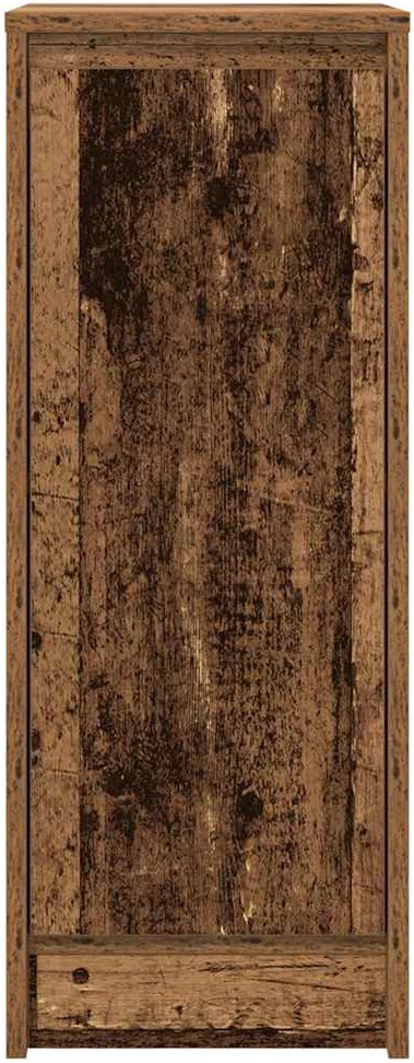 Šoninė spintelė, juodos spalvos, 29,5x34x76cm, apdirbta mediena