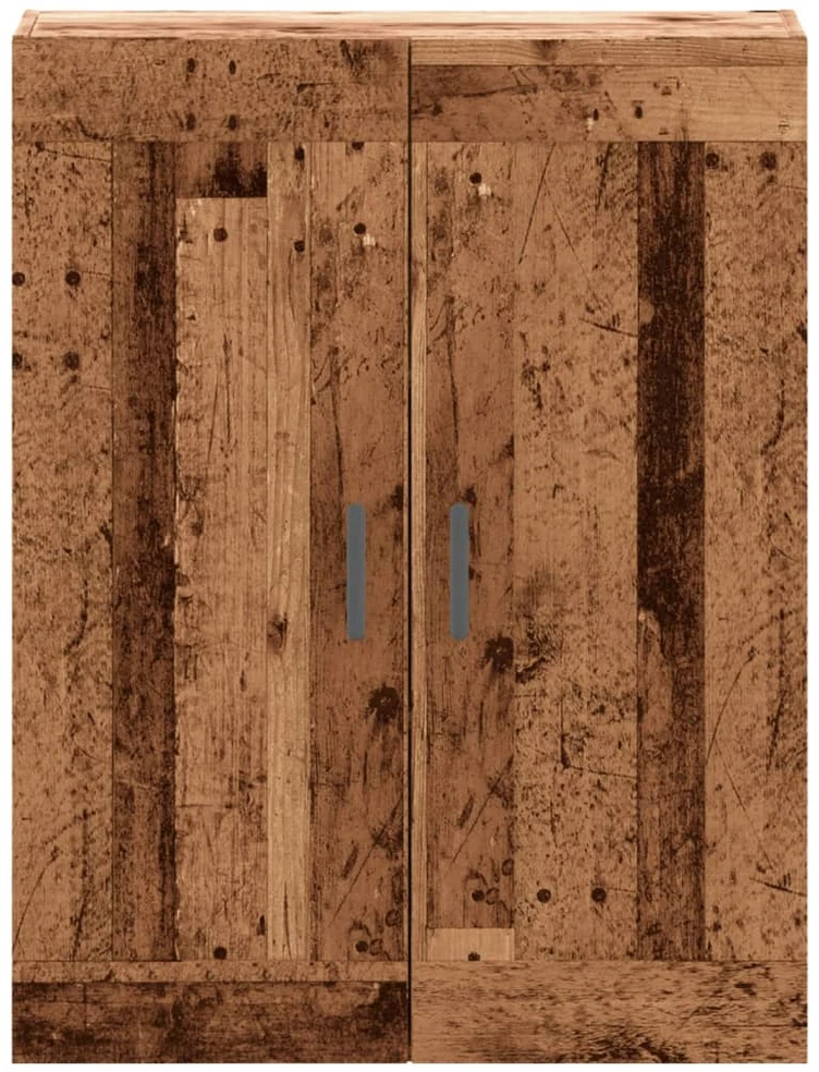 Šoninė spintelė, juodos spalvos, 69,5x34x90cm, apdirbta mediena