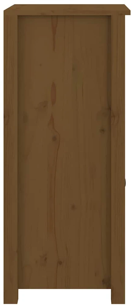 Šoninė spintelė, medaus ruda, 40x35x80cm, pušies masyvas