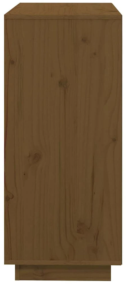 Šoninė spintelė, medaus ruda, 74x35x80cm, pušies masyvas