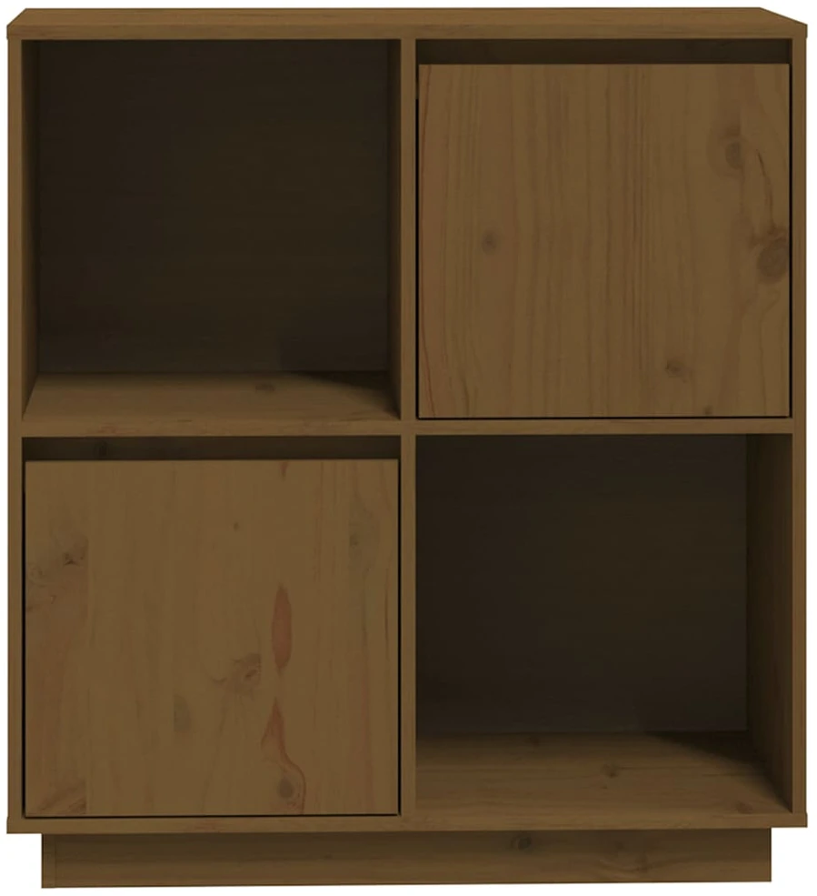 Šoninė spintelė, medaus ruda, 74x35x80cm, pušies masyvas