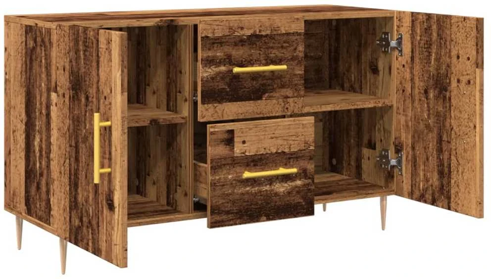 Šoninė spintelė, medienos, 100x36x60cm, apdirbta mediena