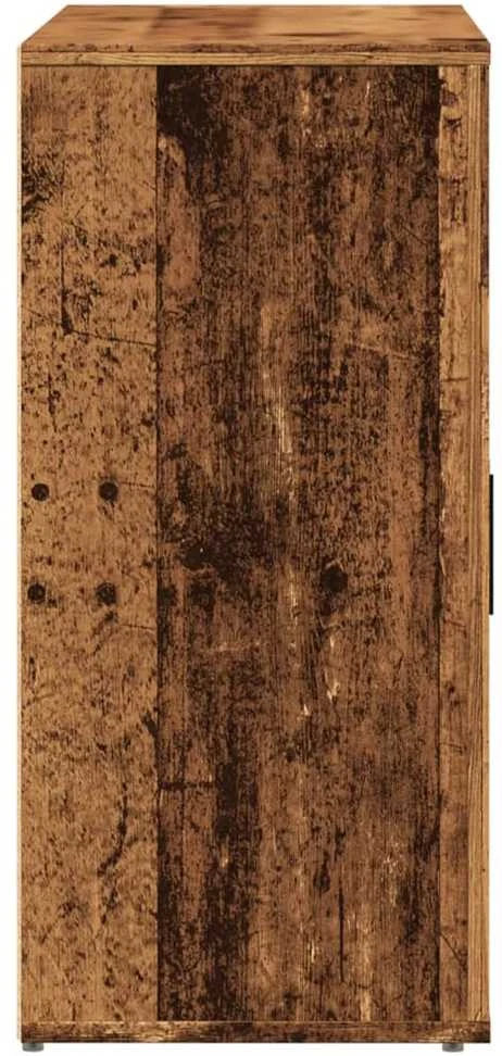 Šoninė spintelė, medienos, 80x33x70cm, apdirbta mediena