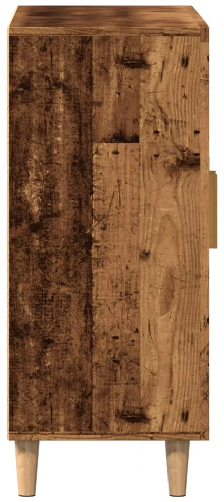 Šoninė spintelė, medienos, 90x34x80cm, apdirbta mediena