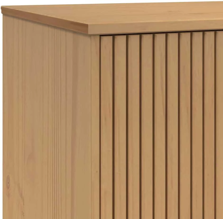 Šoninė spintelė OLDEN, ruda, 114x43x73,5cm, pušies masyvas