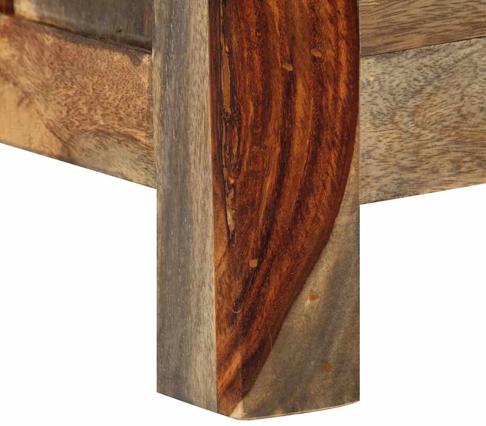 Šoninė spintelė, pilka, 100x30x50cm, dalbergijos masyvas