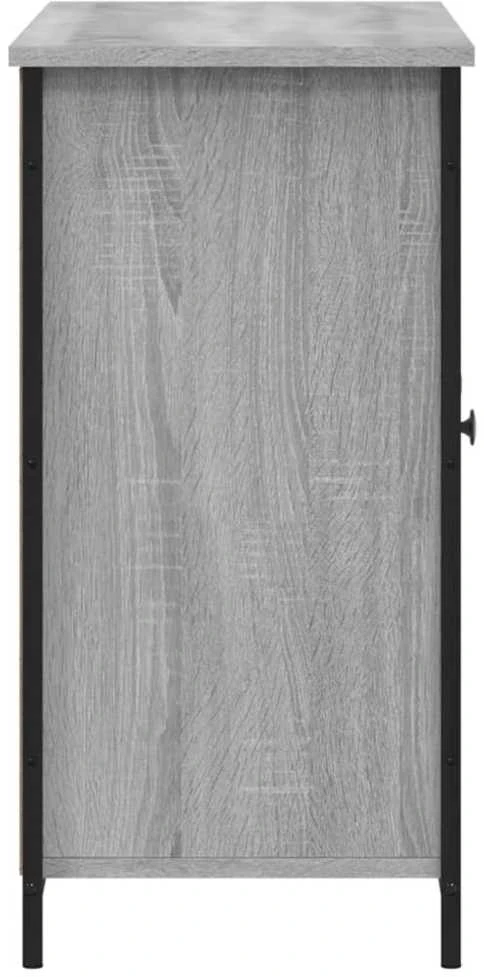 Šoninė spintelė, pilka ąžuolo, 100x35x70cm, apdirbta mediena