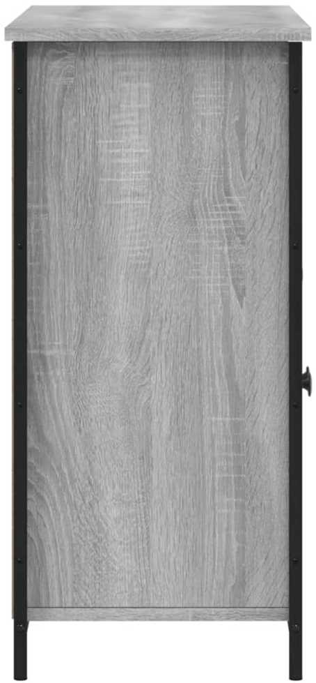 Šoninė spintelė, pilka ąžuolo, 100x35x75cm, apdirbta mediena