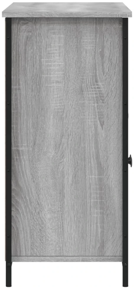 Šoninė spintelė, pilka ąžuolo, 100x35x75cm, apdirbta mediena