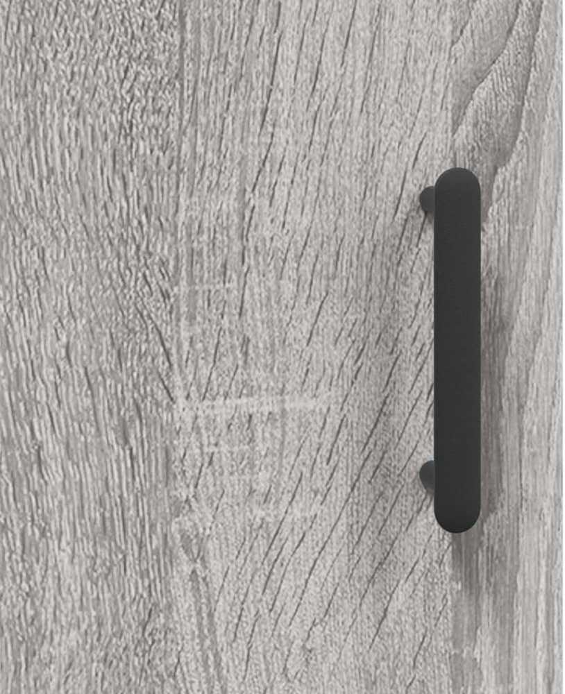 Šoninė spintelė, pilka ąžuolo, 100x36x60cm, apdirbta mediena
