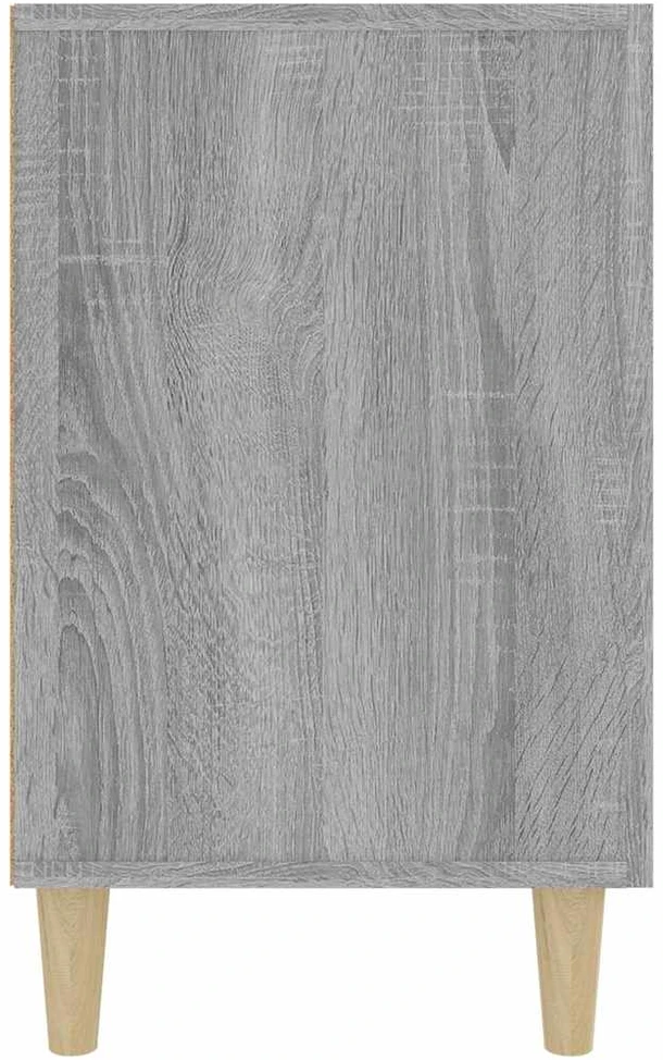 Šoninė spintelė, pilka ąžuolo, 100x36x60cm, apdirbta mediena