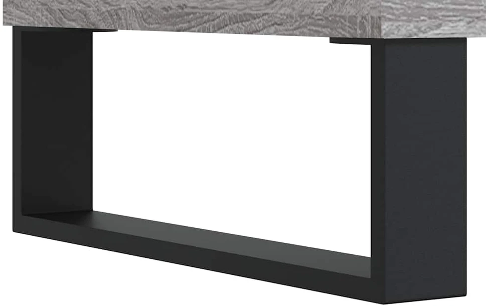 Šoninė spintelė, pilka ąžuolo, 100x36x60cm, apdirbta mediena