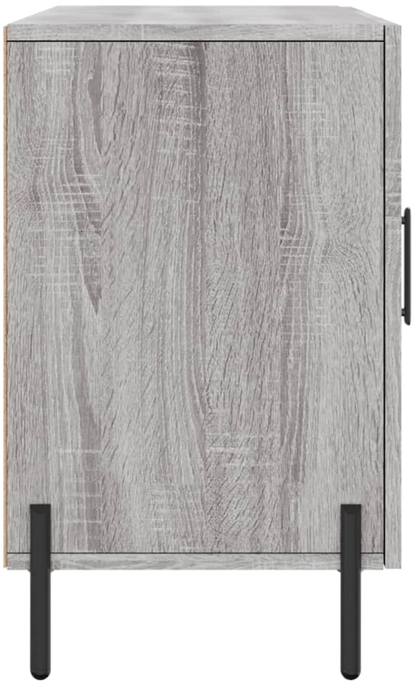 Šoninė spintelė, pilka ąžuolo, 100x36x60cm, apdirbta mediena
