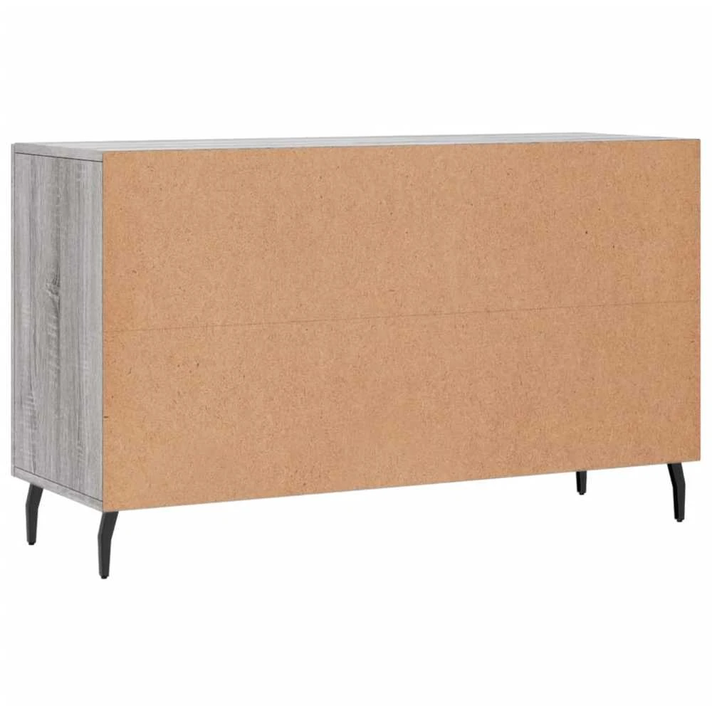 Šoninė spintelė, pilka ąžuolo, 100x36x60cm, apdirbta mediena