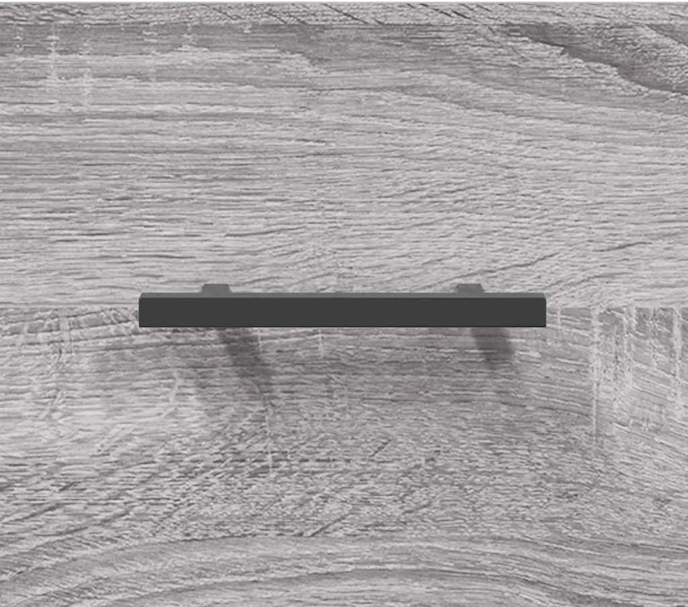 Šoninė spintelė, pilka ąžuolo, 100x36x60cm, apdirbta mediena