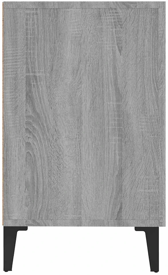 Šoninė spintelė, pilka ąžuolo, 100x36x60cm, apdirbta mediena