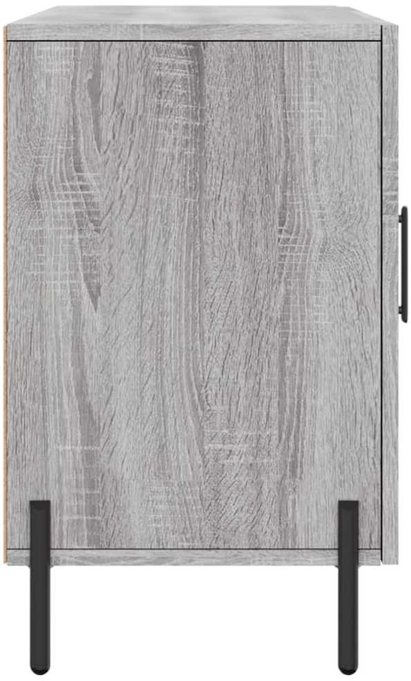 Šoninė spintelė, pilka ąžuolo, 100x36x60cm, apdirbta mediena