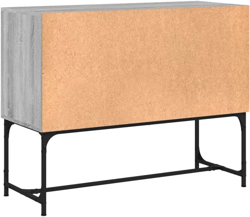 Šoninė spintelė, pilka ąžuolo, 100x40x79,5cm, apdirbta mediena
