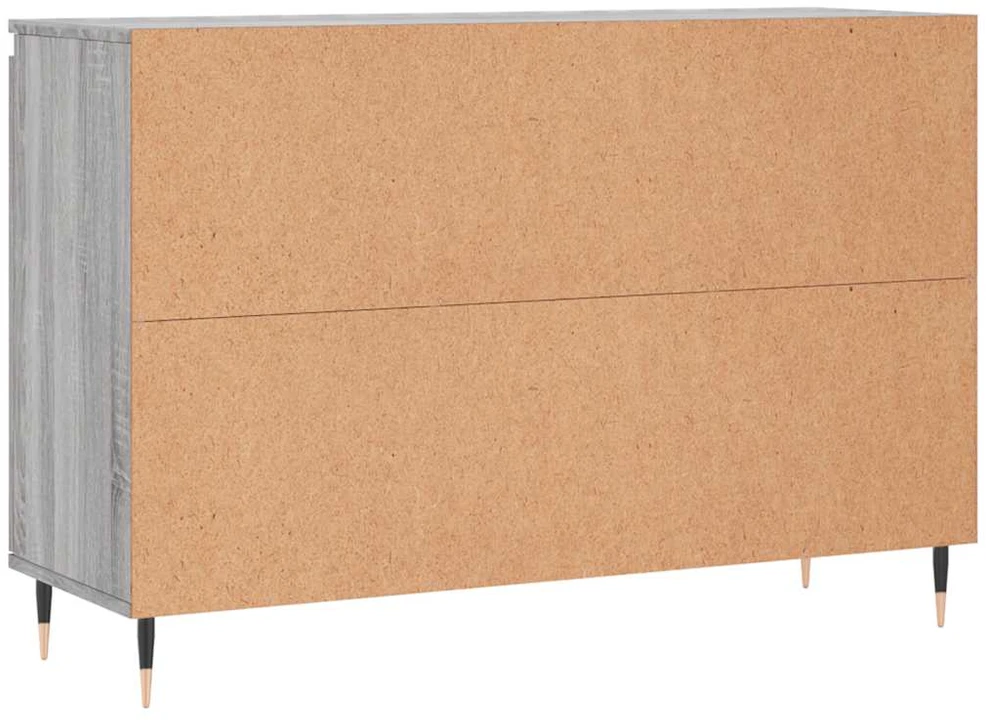Šoninė spintelė, pilka ąžuolo, 104x35x70cm, apdirbta mediena