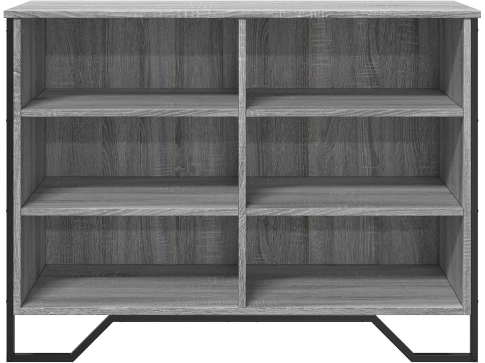 Šoninė spintelė, pilka ąžuolo, 101x35,5x74,5cm, mediena