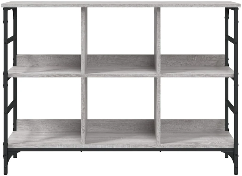 Šoninė spintelė, pilka ąžuolo, 102x32x73,5cm, apdirbta mediena