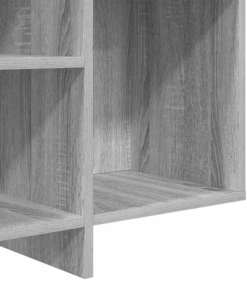 Šoninė spintelė, pilka ąžuolo, 120x30x75cm, apdirbta mediena