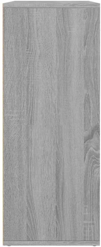 Šoninė spintelė, pilka ąžuolo, 60x30x75cm, apdirbta mediena
