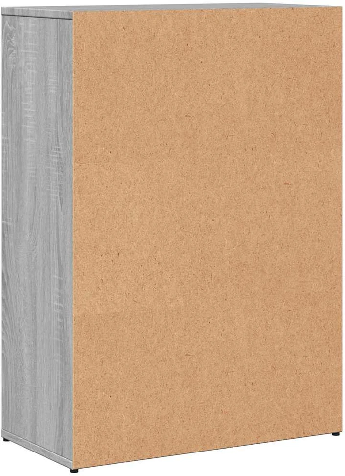 Šoninė spintelė, pilka ąžuolo, 60x30x84cm, apdirbta mediena