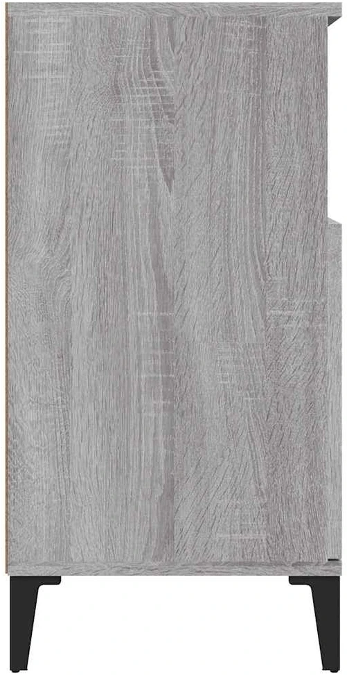 Šoninė spintelė, pilka ąžuolo, 60x35x70cm, apdirbta mediena