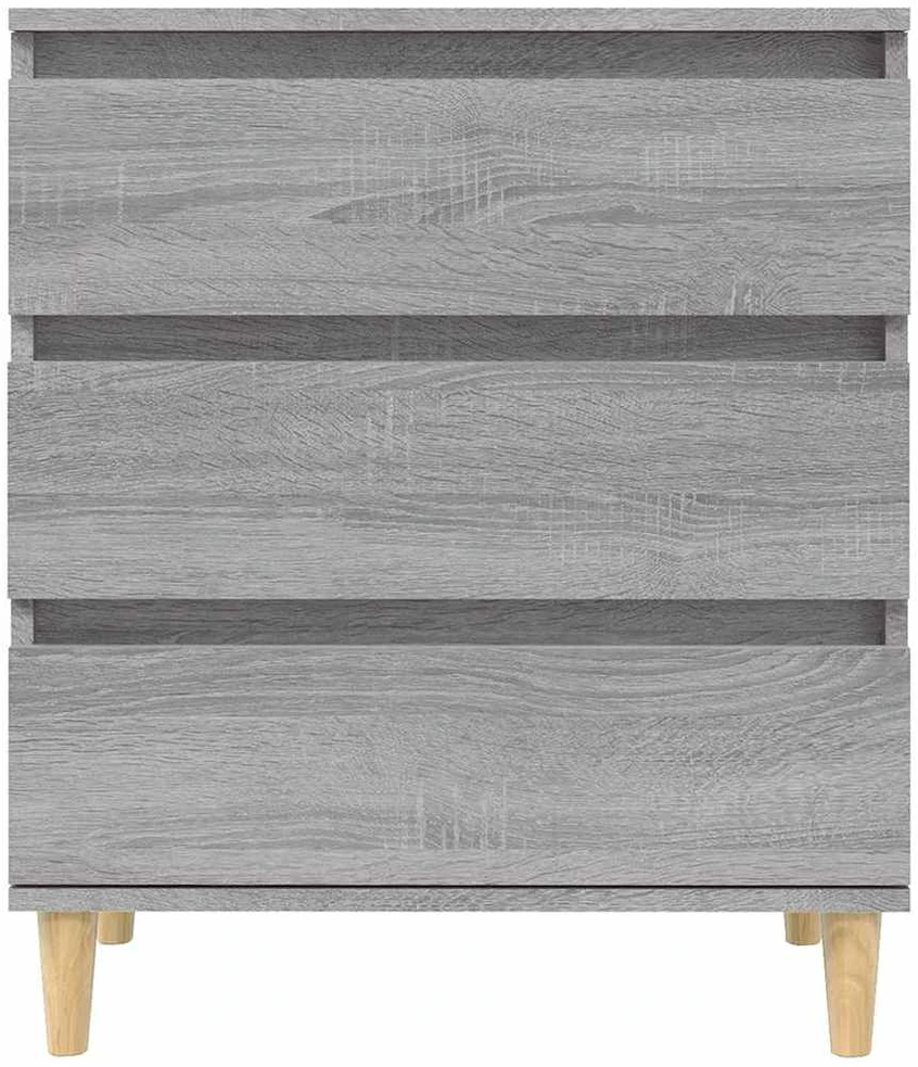 Šoninė spintelė, pilka ąžuolo, 60x35x70cm, apdirbta mediena