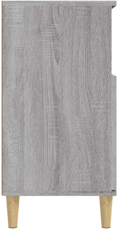 Šoninė spintelė, pilka ąžuolo, 60x35x70cm, apdirbta mediena