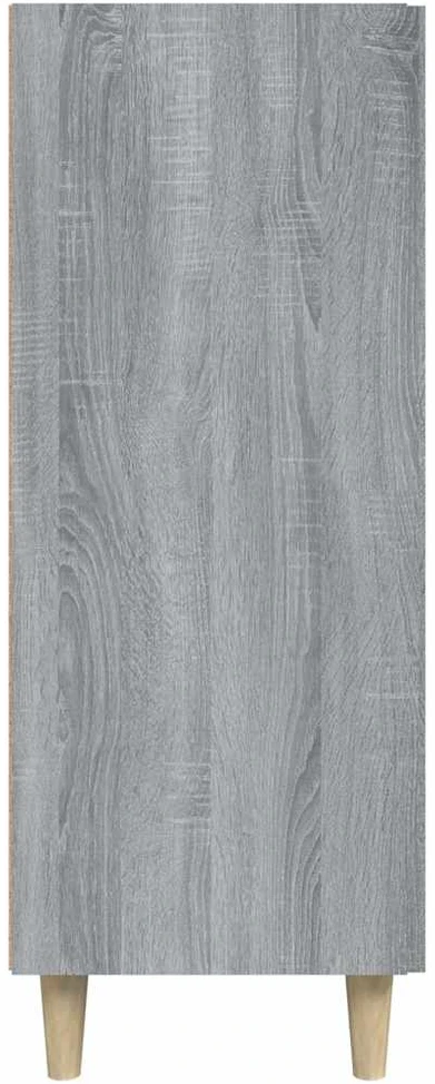 Šoninė spintelė, pilka ąžuolo, 69,5x34x90cm, apdirbta mediena