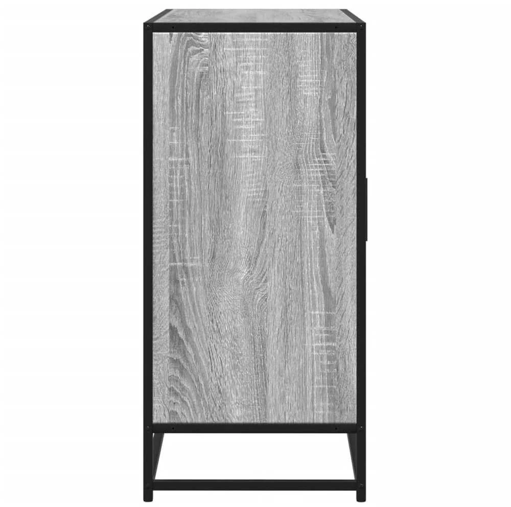 Šoninė spintelė, pilka ąžuolo, 92x35x76cm, apdirbta mediena