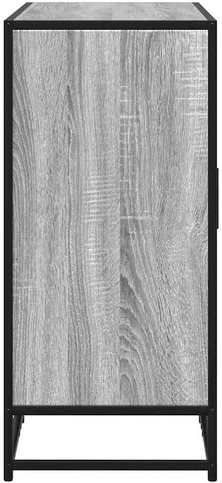 Šoninė spintelė, pilka ąžuolo, 92x35x76cm, apdirbta mediena