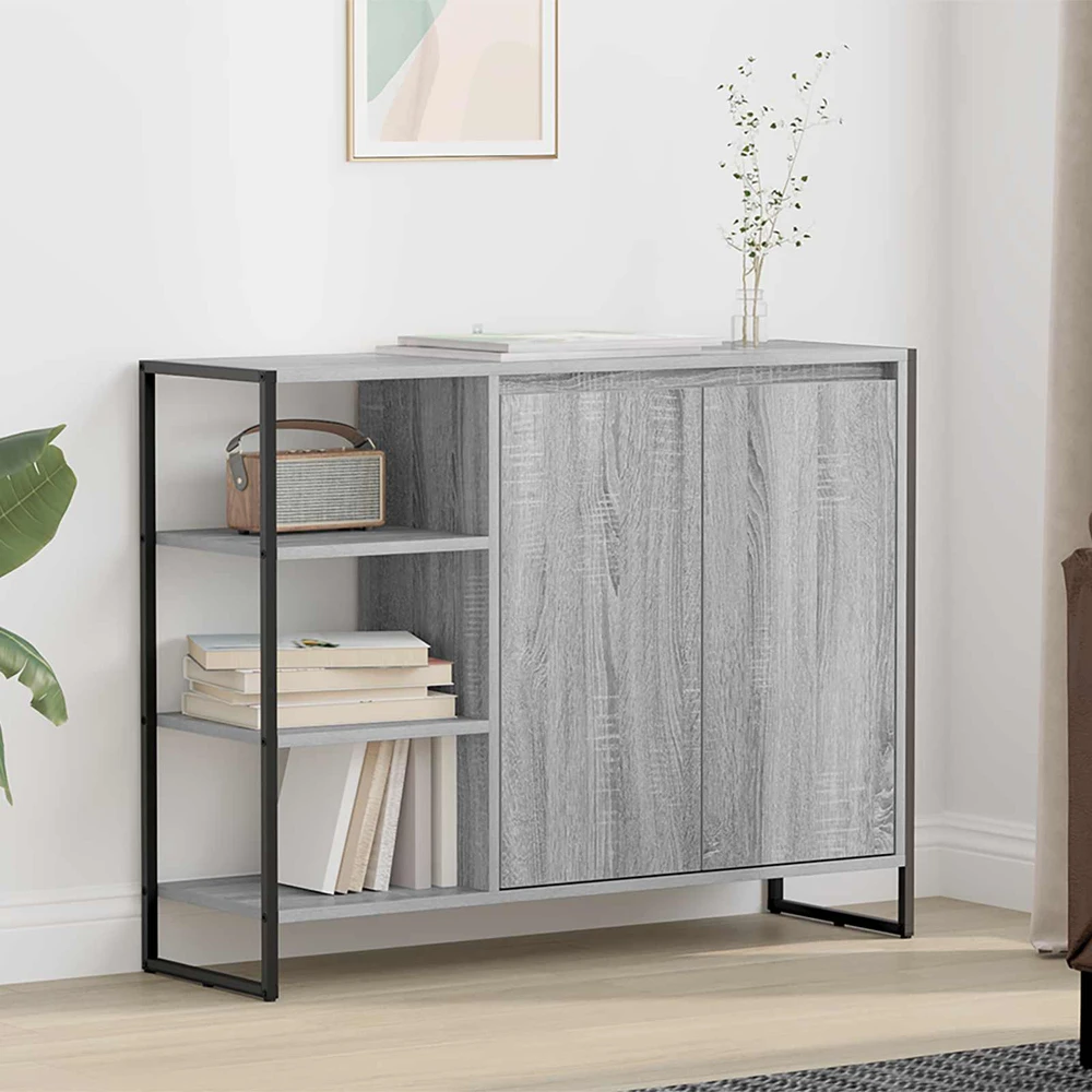 Šoninė spintelė Pilkas Sonoma 96.5 x 30 x 75 cm