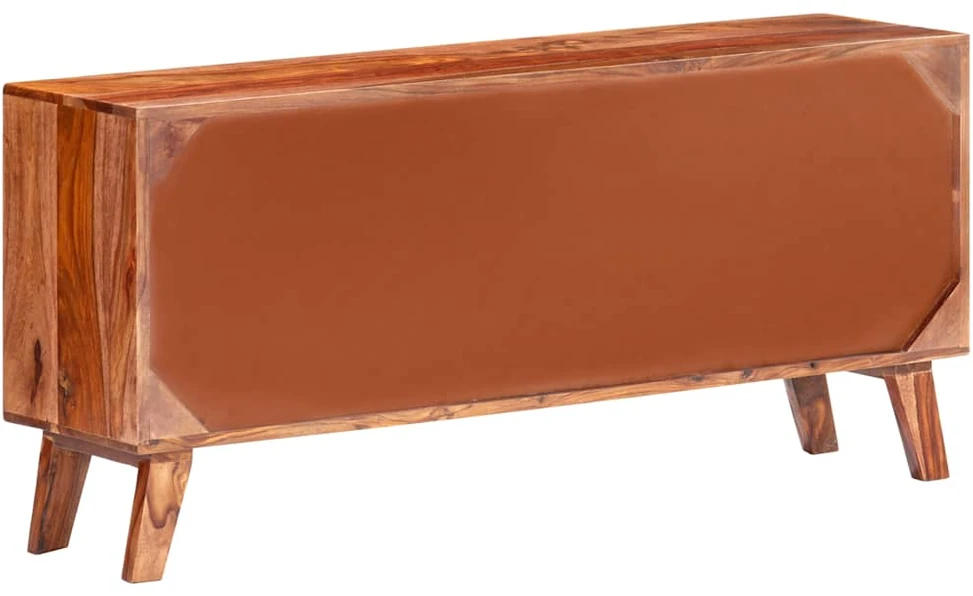 Šoninė spintelė, pilkos spalvos, 120x30x55cm, medienos masyvas