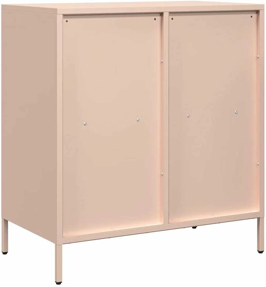Šoninė spintelė, rožinė, 68x39x73,5cm, šaltai valcuotas plienas