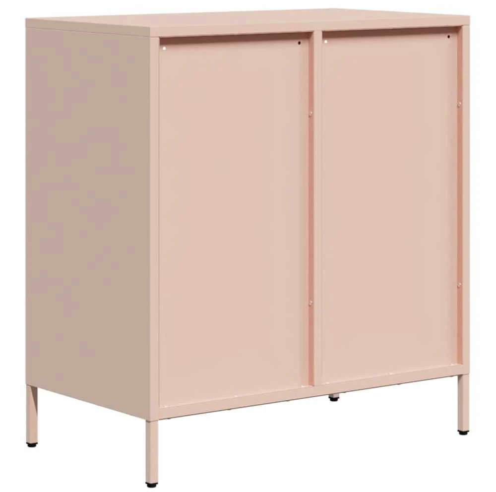 Šoninė spintelė, rožinė, 68x39x73,5cm, šaltai valcuotas plienas