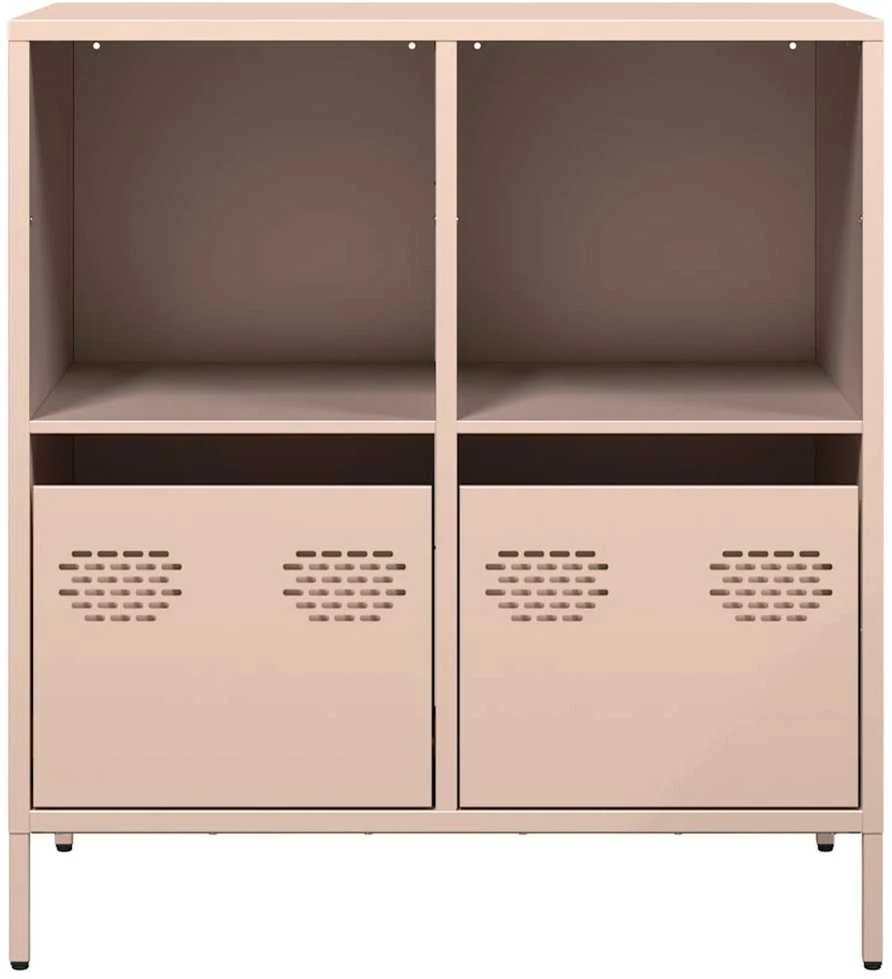 Šoninė spintelė, rožinė, 68x39x73,5cm, šaltai valcuotas plienas