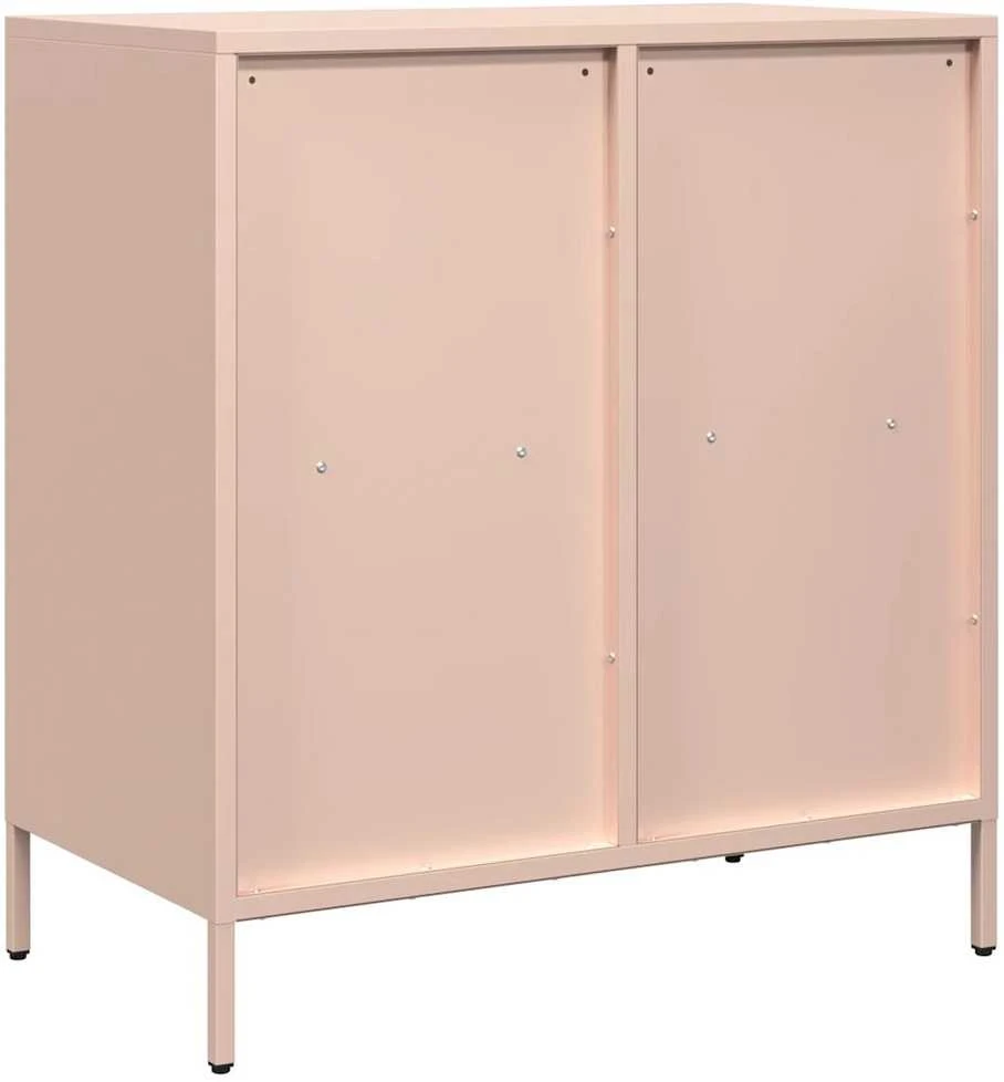 Šoninė spintelė, rožinė, 68x39x73,5cm, šaltai valcuotas plienas