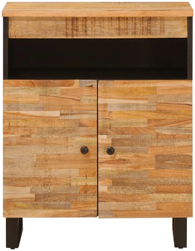 Šoninė spintelė Ruda 60 x 33 x 75 cm Kietas mango medis