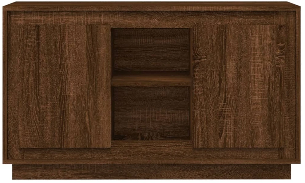 Šoninė spintelė, ruda ąžuolo, 102x35x60cm, apdirbta mediena