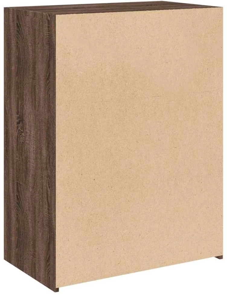 Šoninė spintelė, ruda ąžuolo, 70x41x93cm, apdirbta mediena