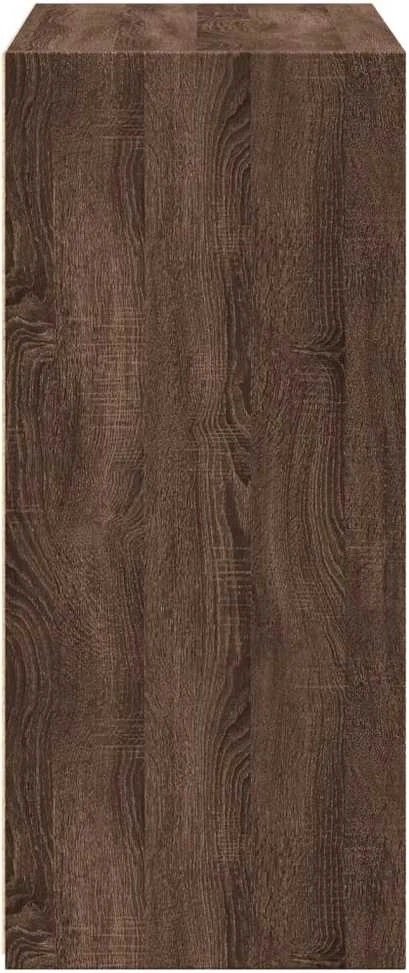 Šoninė spintelė, ruda ąžuolo, 70x41x93cm, apdirbta mediena