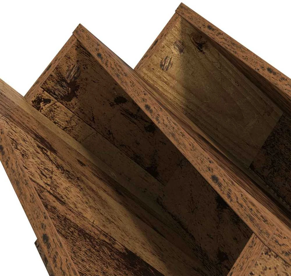 Žurnalų stovas Senas medis 90 x 53 x 28,5 cm Apdirbta mediena