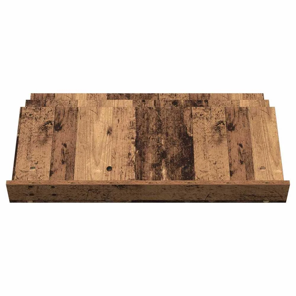 Žurnalų stovas Senas medis 90 x 53 x 28,5 cm Apdirbta mediena