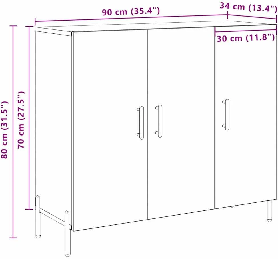 Kabalas Senas medis 90 x 34 x 80 cm Apdirbta mediena