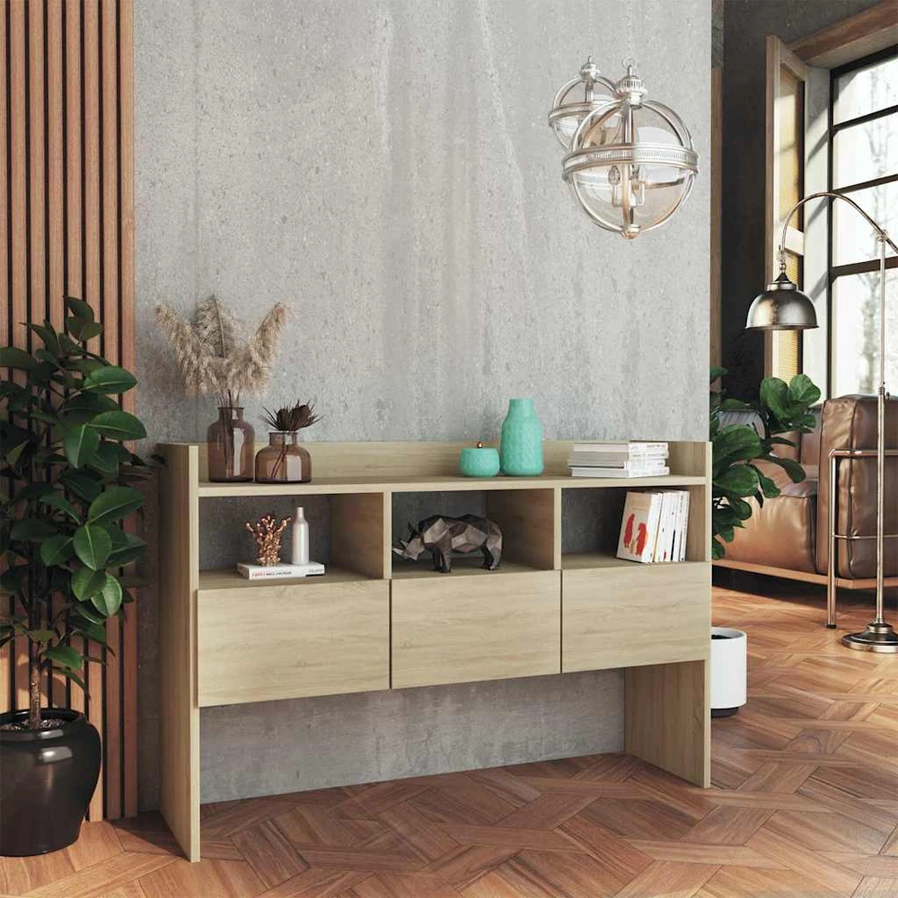 Šoninė spintelė, sonoma ąžuolo, 105x30x70cm, apdirbta mediena